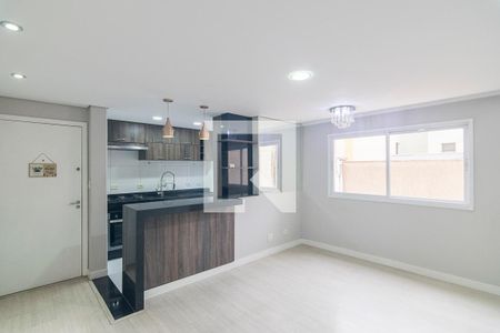 Sala de apartamento para alugar com 2 quartos, 56m² em Vila Valparaíso, Santo André