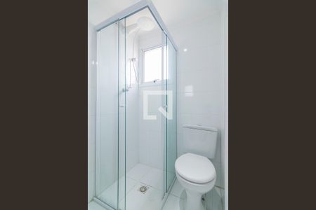 Banheiro da Suite de apartamento para alugar com 2 quartos, 56m² em Vila Valparaíso, Santo André