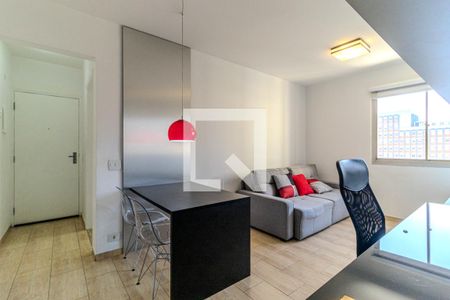 Sala de apartamento para alugar com 1 quarto, 50m² em Vila Buarque, São Paulo