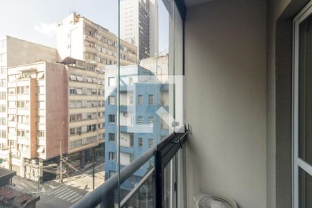 Studio à venda com 28m², 1 quarto e sem vagaVaranda