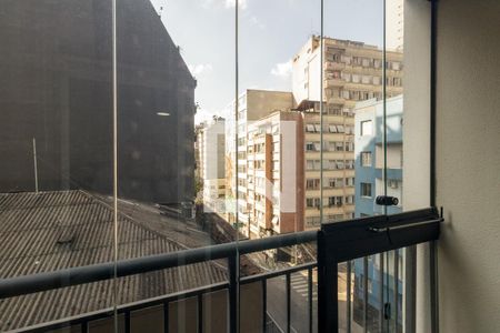 Studio à venda com 28m², 1 quarto e sem vagaVaranda