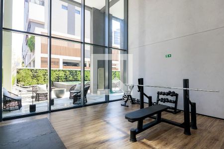 Studio para alugar com 25m², 1 quarto e sem vaga Studio para alugar com 25m², 1 quarto e sem vagaAcademia