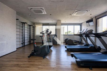 Studio para alugar com 25m², 1 quarto e sem vaga Studio para alugar com 25m², 1 quarto e sem vagaAcademia