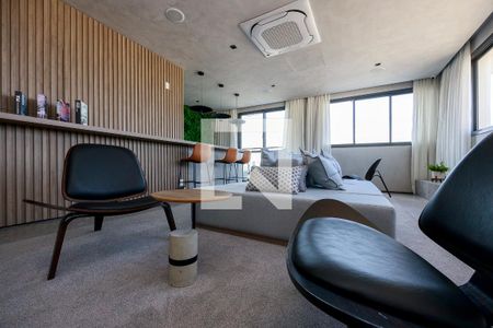 Studio para alugar com 25m², 1 quarto e sem vaga Studio para alugar com 25m², 1 quarto e sem vagaSalão de Festas