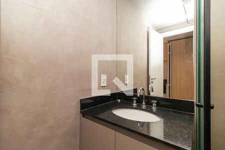 Banheiro de kitnet/studio à venda com 1 quarto, 24m² em Consolação, São Paulo