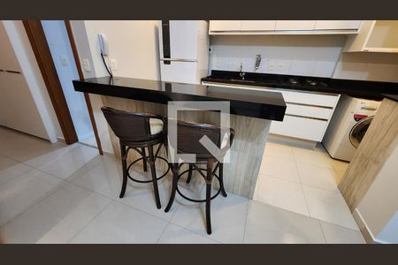 Detalhe Sala de apartamento para alugar com 1 quarto, 40m² em Boqueirão, Santos