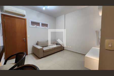 Sala de apartamento para alugar com 1 quarto, 40m² em Boqueirão, Santos