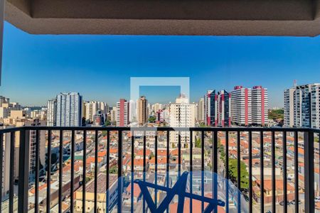 Varanda da sala  de apartamento para alugar com 1 quarto, 29m² em São Judas, São Paulo