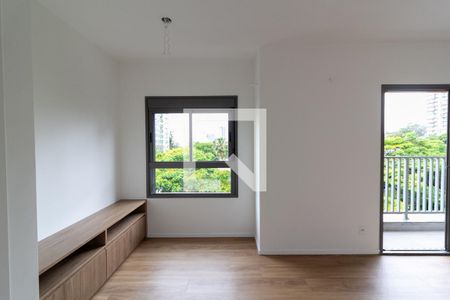 Sala Ampliada de apartamento para alugar com 1 quarto, 45m² em Chácara Santo Antônio (zona Sul), São Paulo