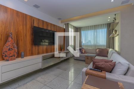 Sala de apartamento para alugar com 4 quartos, 245m² em Colégio Batista, Belo Horizonte