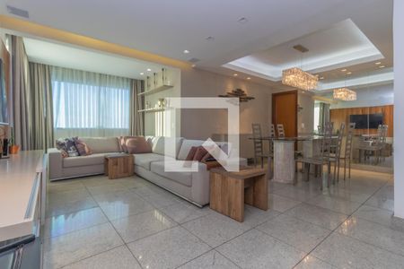 Sala de apartamento para alugar com 4 quartos, 245m² em Colégio Batista, Belo Horizonte