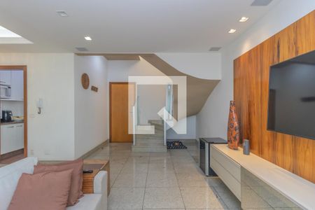 Sala de apartamento para alugar com 4 quartos, 245m² em Colégio Batista, Belo Horizonte
