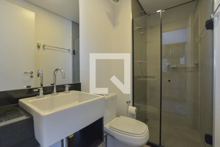 Banheiro de kitnet/studio para alugar com 1 quarto, 16m² em Vila Mariana, São Paulo