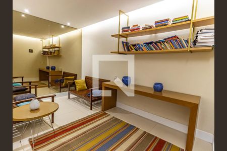 Apartamento à venda com 62m², 2 quartos e 2 vagasÁrea comum - Sala de leitura