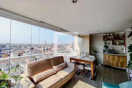 Varanda da Sala de apartamento para alugar com 3 quartos, 98m² em Vila Formosa, São Paulo