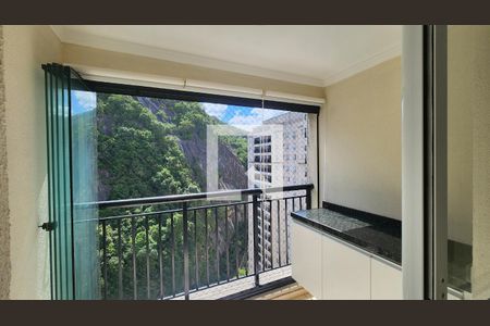 Varanda da Sala de apartamento para alugar com 2 quartos, 62m² em Marapé, Santos