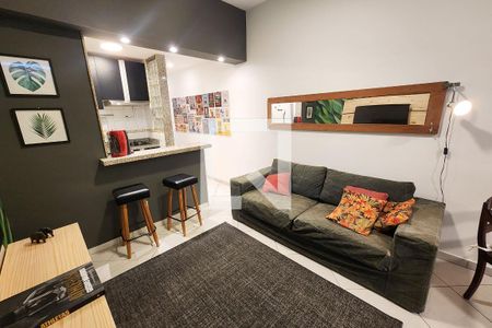 Sala de apartamento para alugar com 1 quarto, 35m² em Catete, Rio de Janeiro