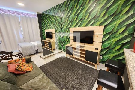 Sala de apartamento para alugar com 1 quarto, 35m² em Catete, Rio de Janeiro