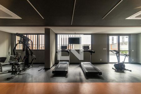 Studio à venda com 25m², 1 quarto e sem vagaAcademia