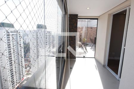 Varanda da Sala de apartamento à venda com 3 quartos, 104m² em Jardim Parque Morumbi, São Paulo