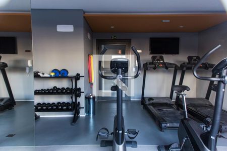 Studio à venda com 27m², 1 quarto e sem vaga Studio à venda com 27m², 1 quarto e sem vagaÁrea comum - Academia