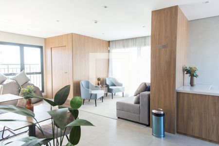 Studio à venda com 27m², 1 quarto e sem vaga Studio à venda com 27m², 1 quarto e sem vagaÁrea comum - Salão de festas