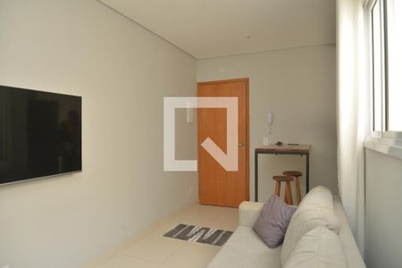 Sala de apartamento para alugar com 2 quartos, 82m² em Vila Príncipe de Gales, Santo André