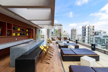 Apartamento à venda com 42m², 1 quarto e 1 vagaRooftop