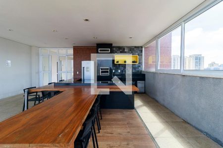 Apartamento à venda com 42m², 1 quarto e 1 vagaChurrasqueira