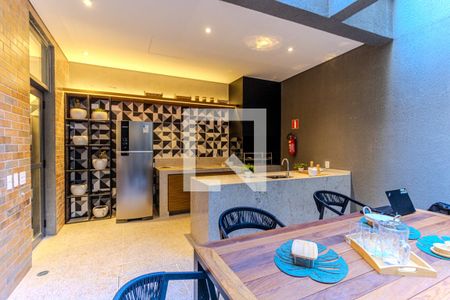 Studio à venda com 28m², 1 quarto e sem vagaChurrasqueira