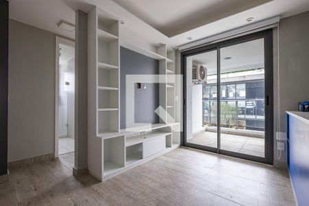 Sala/Cozinha de apartamento para alugar com 1 quarto, 56m² em Vila Madalena, São Paulo