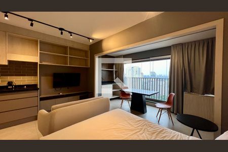 Studio para alugar com 33m², 1 quarto e 1 vaga Studio para alugar com 33m², 1 quarto e 1 vagaQuarto