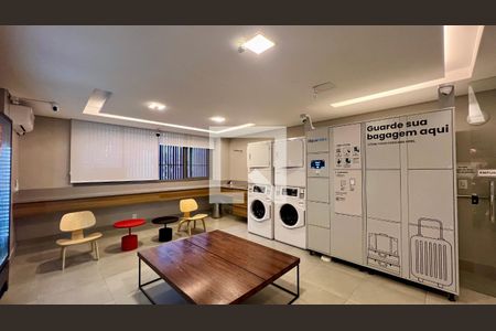 Studio para alugar com 33m², 1 quarto e 1 vaga Studio para alugar com 33m², 1 quarto e 1 vagaLavanderia