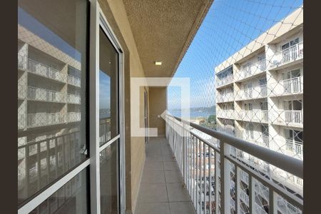 Varanda da Sala - Vista da Represa de apartamento para alugar com 1 quarto, 32m² em Socorro, São Paulo