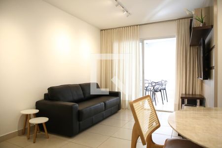 Sala de apartamento para alugar com 3 quartos, 79m² em Serrinha, Goiânia