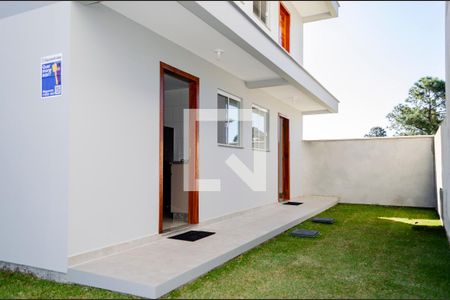 Fachada / Plaquinha de kitnet/studio para alugar com 1 quarto, 25m² em São João do Rio Vermelho, Florianópolis