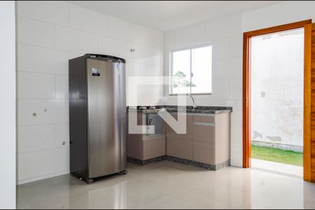 Quarto / Cozinha de kitnet/studio para alugar com 1 quarto, 25m² em São João do Rio Vermelho, Florianópolis
