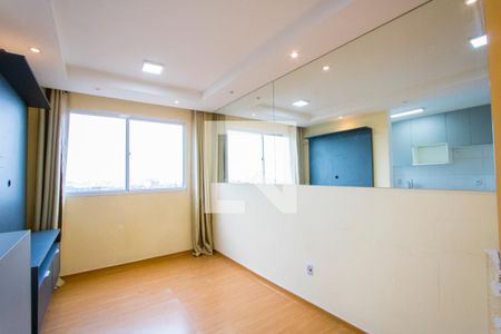 Sala de apartamento para alugar com 2 quartos, 43m² em Parque São Vicente, Mauá