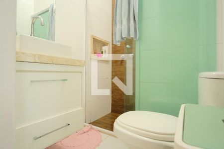 Casa de condomínio para alugar com 230m², 4 quartos e 3 vagasBanheiro da Suíte 2