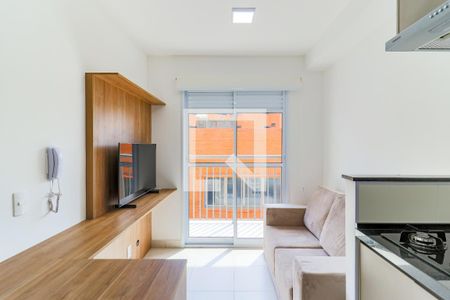 Sala de apartamento para alugar com 1 quarto, 27m² em Jardim Caravelas, São Paulo