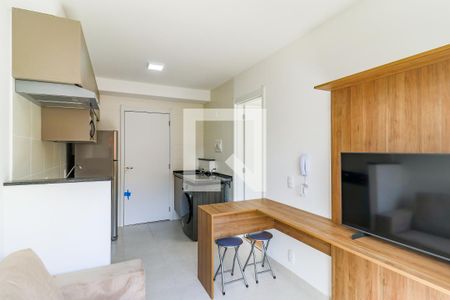 Sala de apartamento para alugar com 1 quarto, 27m² em Jardim Caravelas, São Paulo