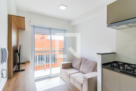 Sala de apartamento para alugar com 1 quarto, 27m² em Jardim Caravelas, São Paulo