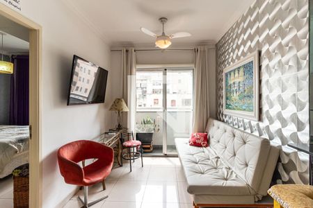 Sala de apartamento para alugar com 1 quarto, 38m² em Campos Elíseos, São Paulo