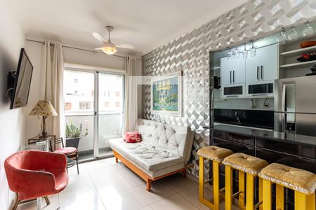Sala de apartamento para alugar com 1 quarto, 38m² em Campos Elíseos, São Paulo