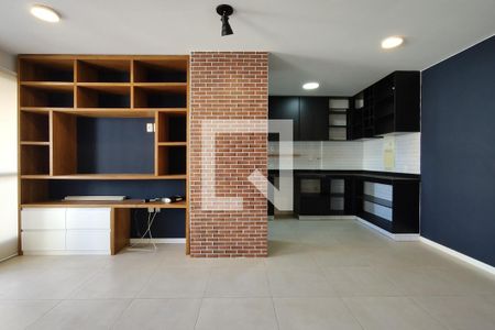 Sala de apartamento para alugar com 1 quarto, 67m² em Barra Olímpica, Rio de Janeiro