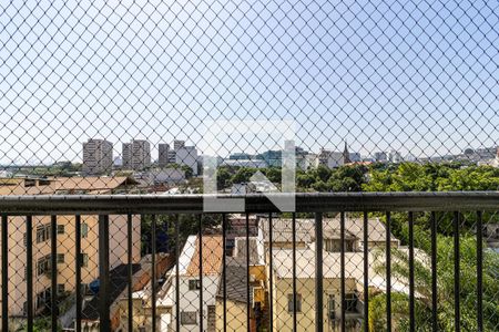 Sala Varanda de apartamento à venda com 2 quartos, 58m² em Praça da Bandeira, Rio de Janeiro