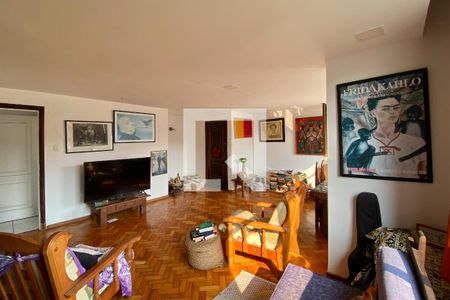 Sala de apartamento à venda com 3 quartos, 110m² em Laranjeiras, Rio de Janeiro