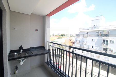 Studio à venda com 39m², 1 quarto e 1 vagaVaranda