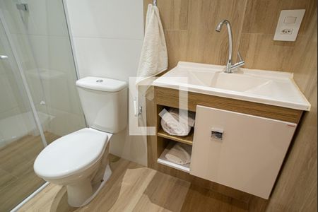 Banheiro Studio de kitnet/studio para alugar com 1 quarto, 15m² em Bela Vista, São Paulo