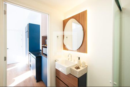 Studio à venda com 34m², 1 quarto e sem vaga Studio à venda com 34m², 1 quarto e sem vagaBanheiro